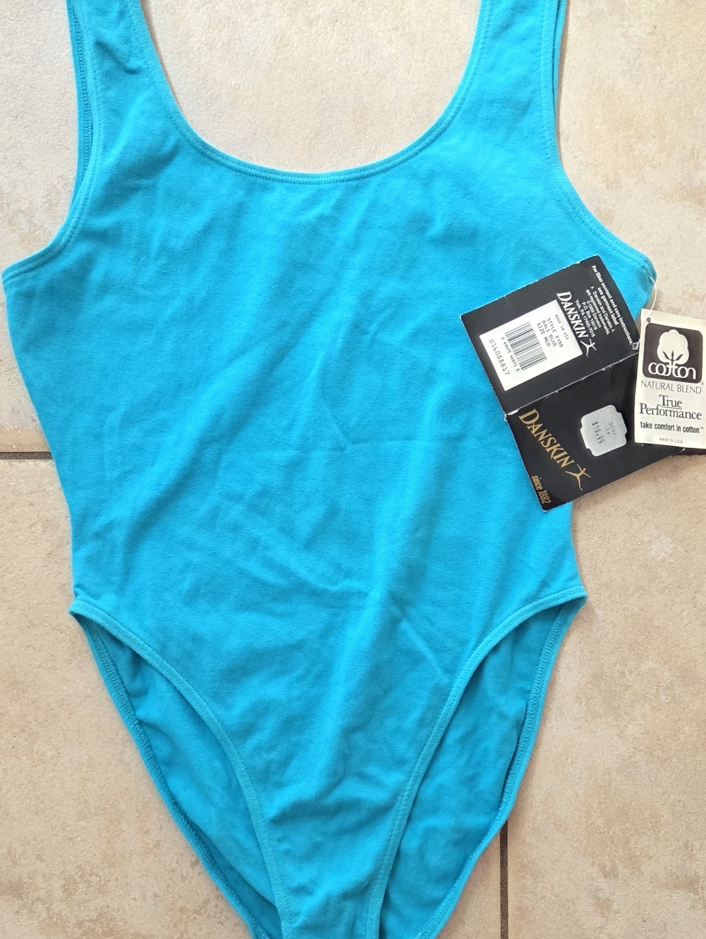 Danskin Vintage 1989 Dance Leotard Bodysuit NWT 80's  Women's M Medium